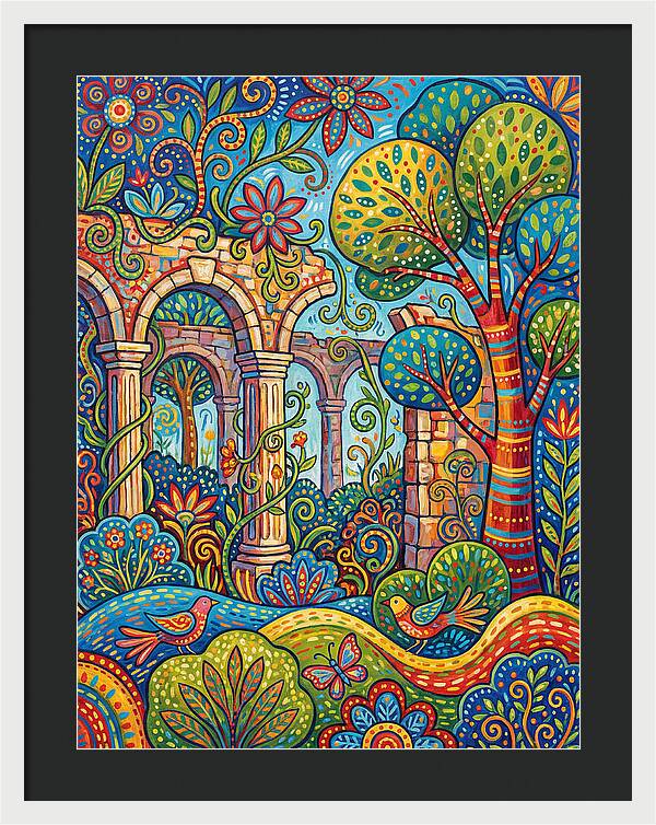 Colorful Plantation Ruins