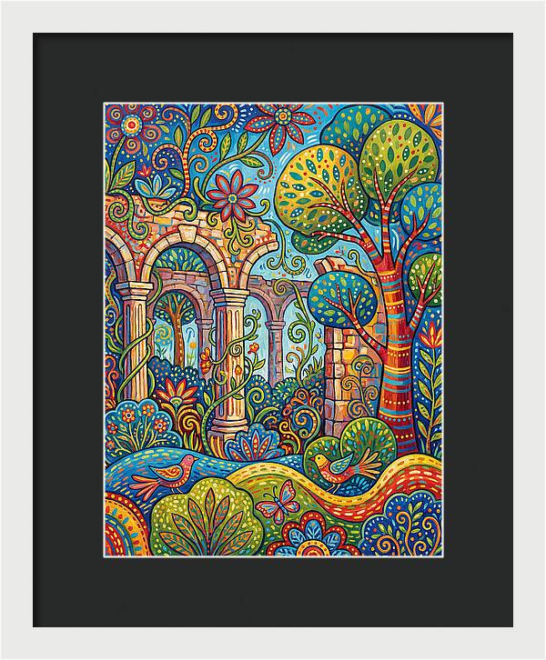 Colorful Plantation Ruins