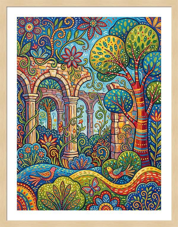 Colorful Plantation Ruins