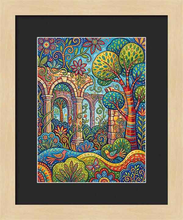 Colorful Plantation Ruins