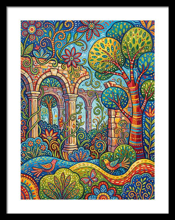 Colorful Plantation Ruins
