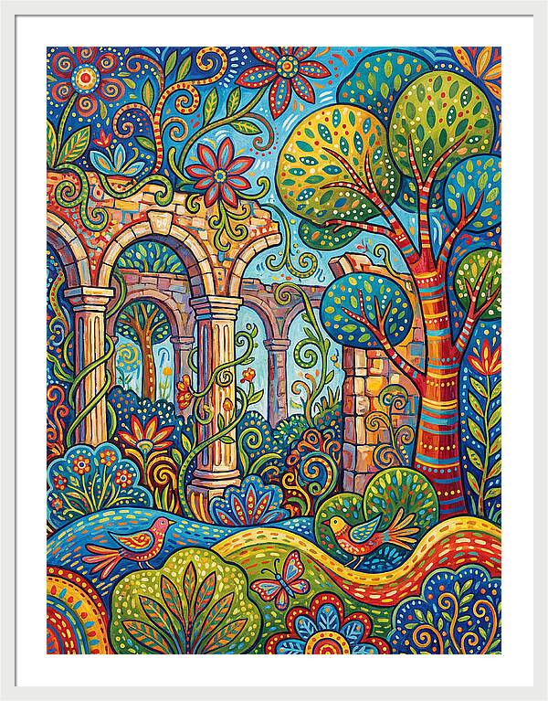 Colorful Plantation Ruins