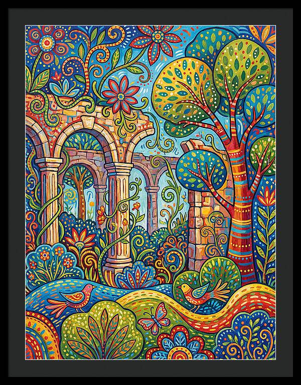 Colorful Plantation Ruins