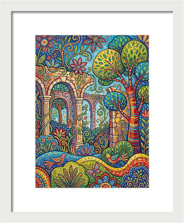 Colorful Plantation Ruins