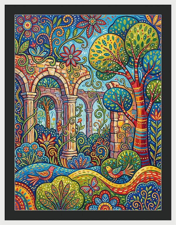 Colorful Plantation Ruins