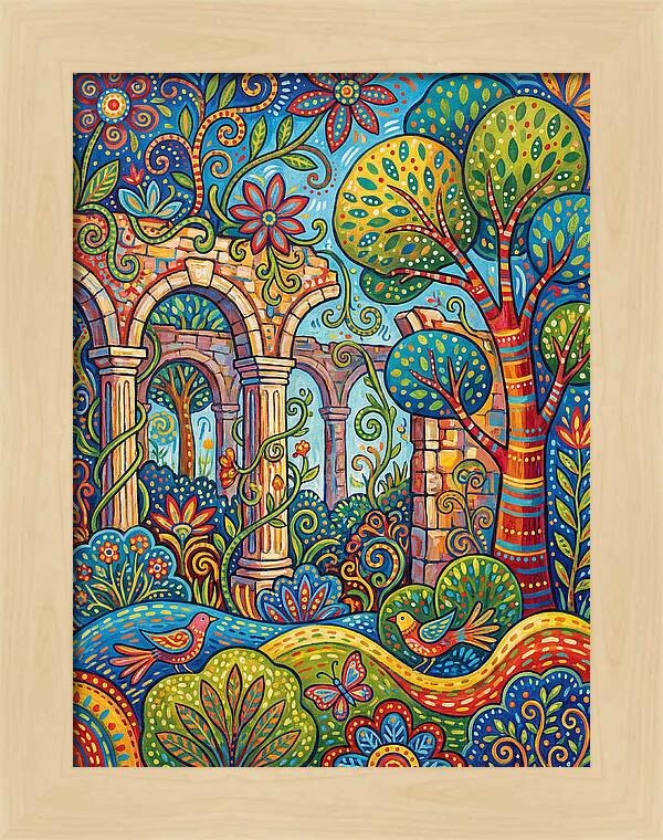 Colorful Plantation Ruins