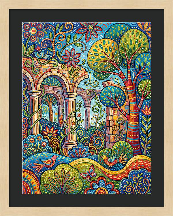Colorful Plantation Ruins