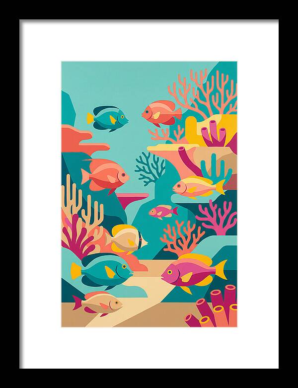 Colorful Reef Scene