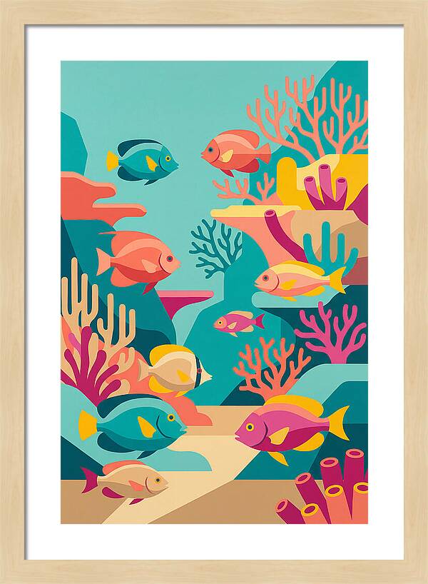 Colorful Reef Scene