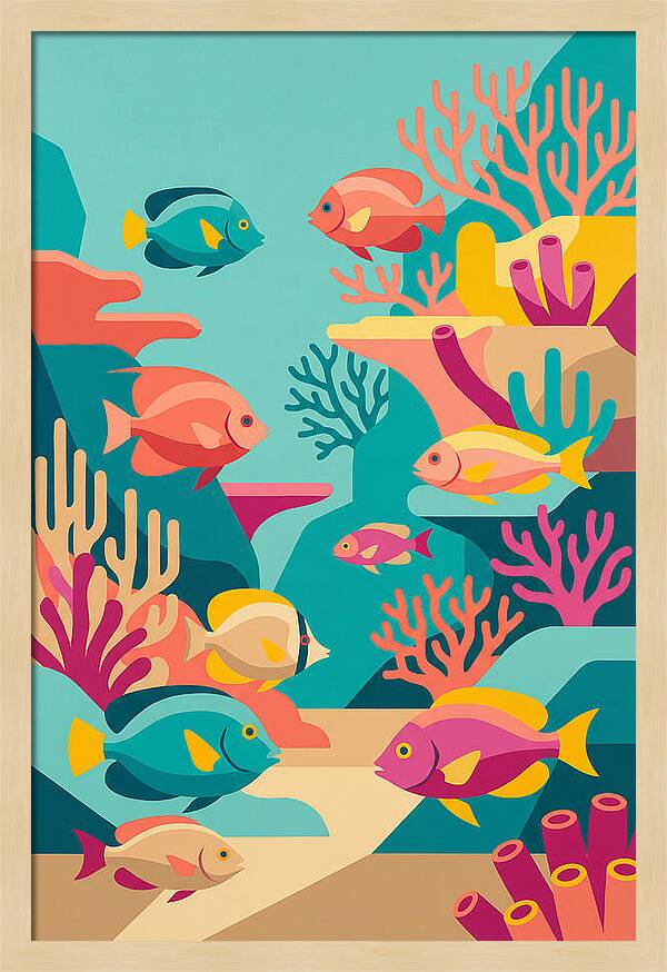 Colorful Reef Scene