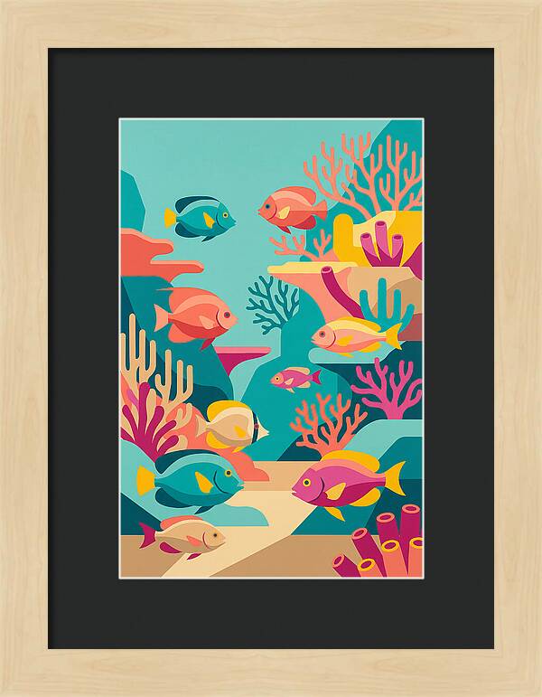 Colorful Reef Scene