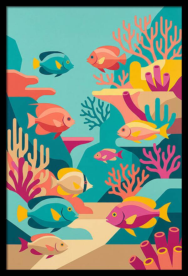 Colorful Reef Scene