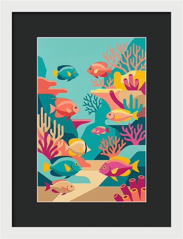 Colorful Reef Scene