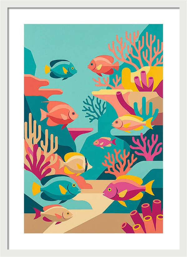 Colorful Reef Scene