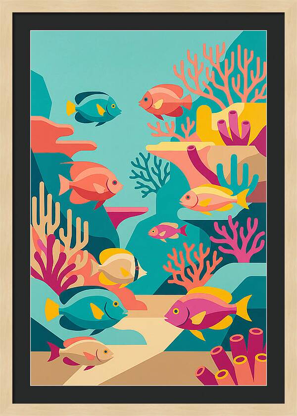 Colorful Reef Scene