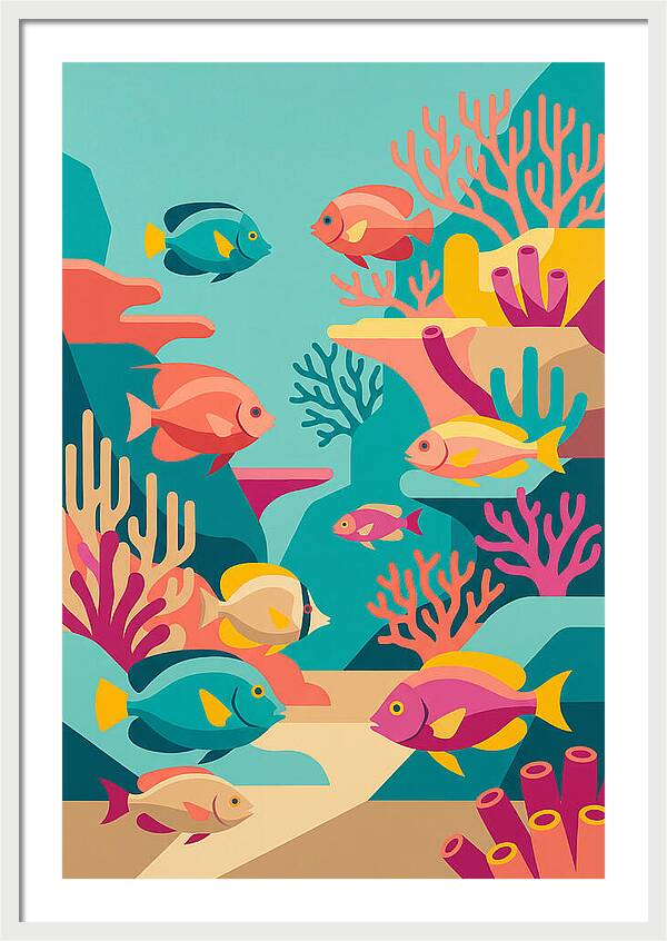 Colorful Reef Scene