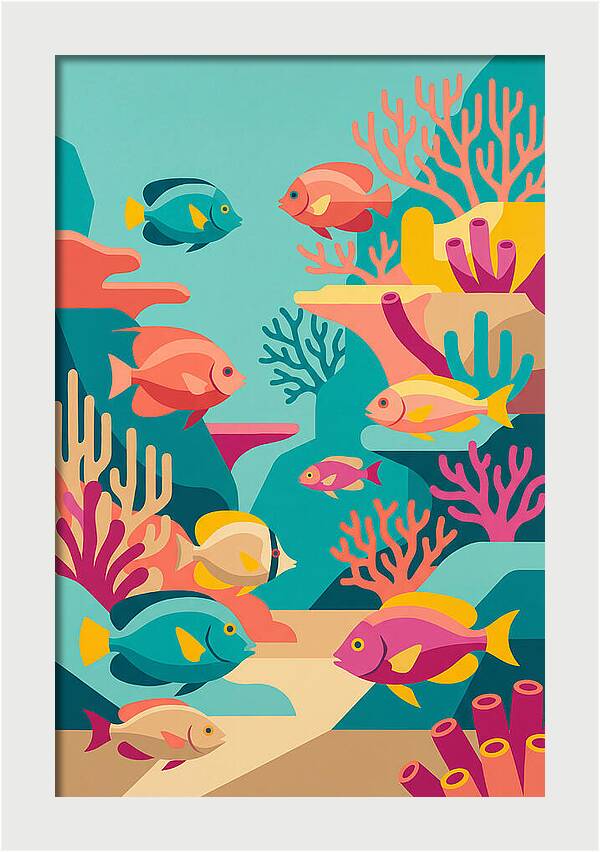 Colorful Reef Scene