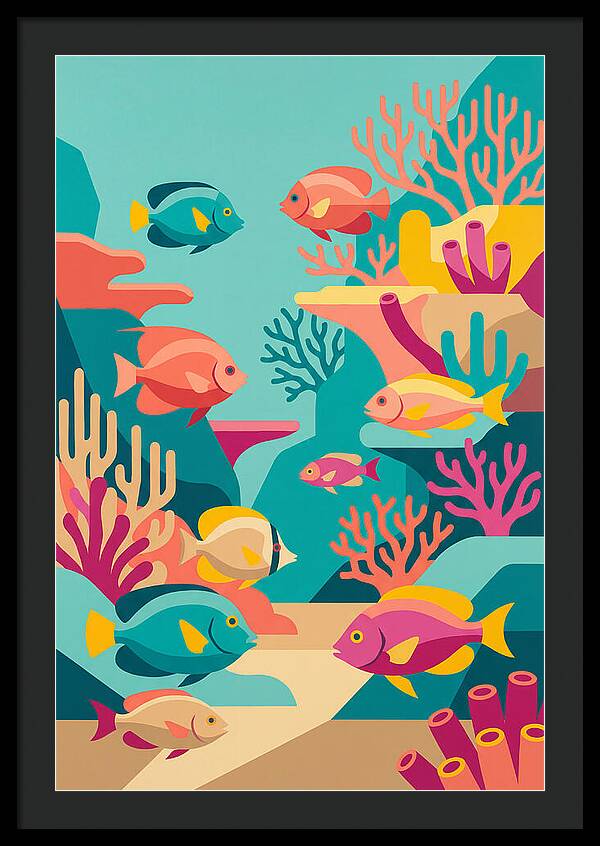 Colorful Reef Scene