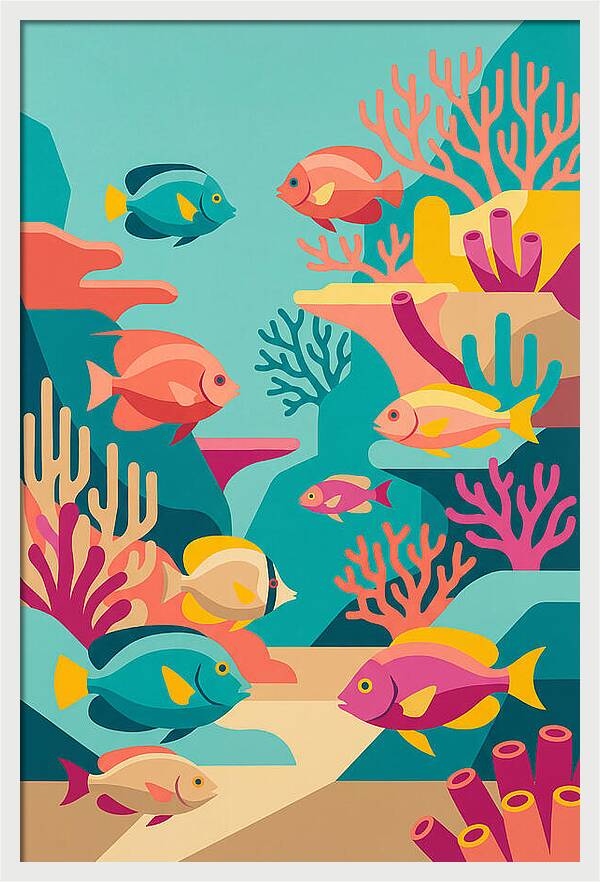 Colorful Reef Scene