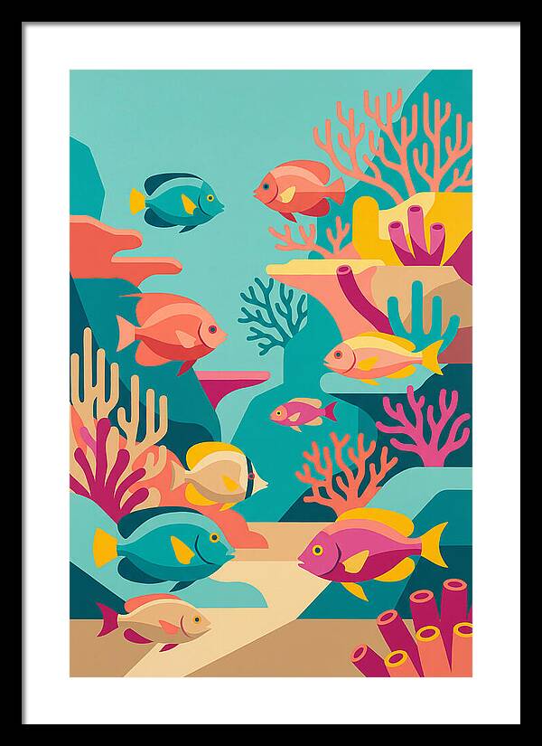 Colorful Reef Scene