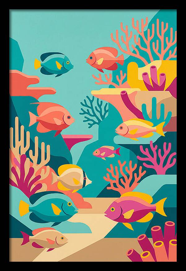 Colorful Reef Scene
