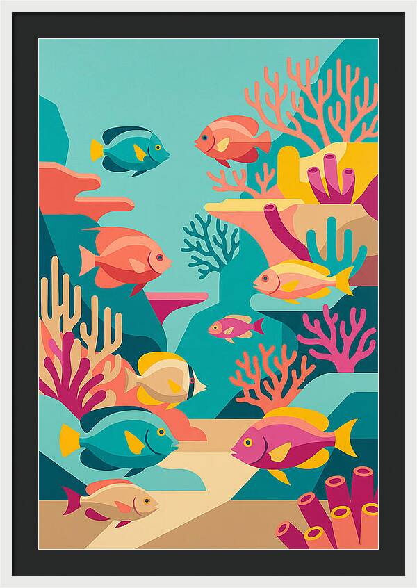 Colorful Reef Scene