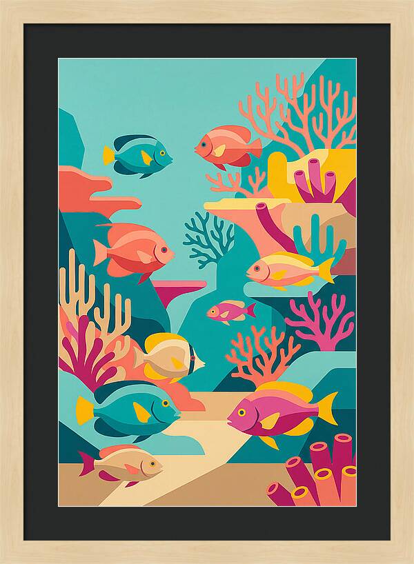 Colorful Reef Scene