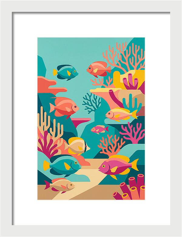 Colorful Reef Scene