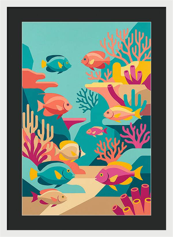 Colorful Reef Scene