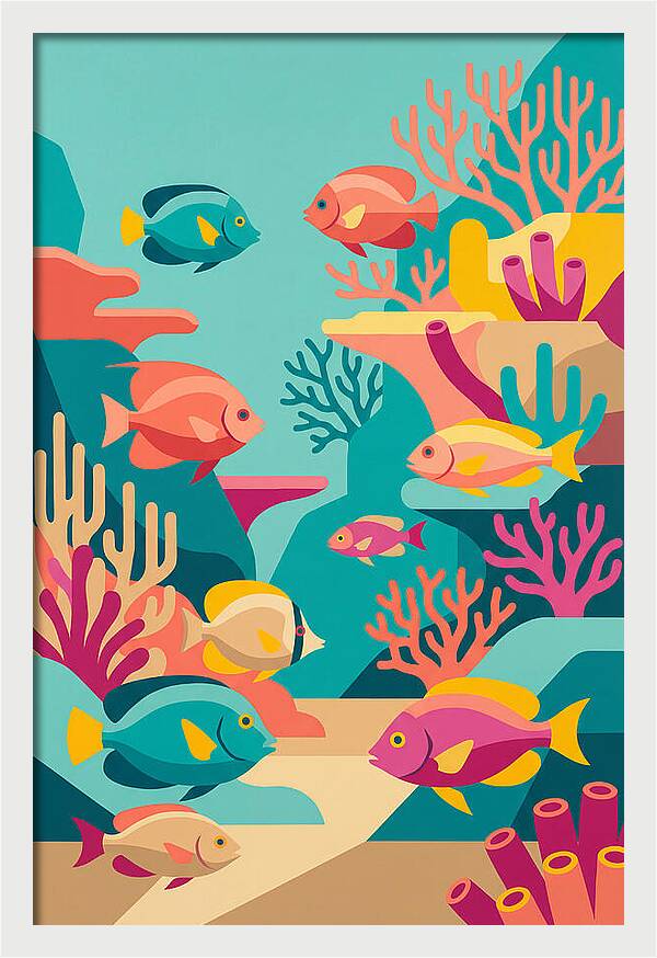 Colorful Reef Scene