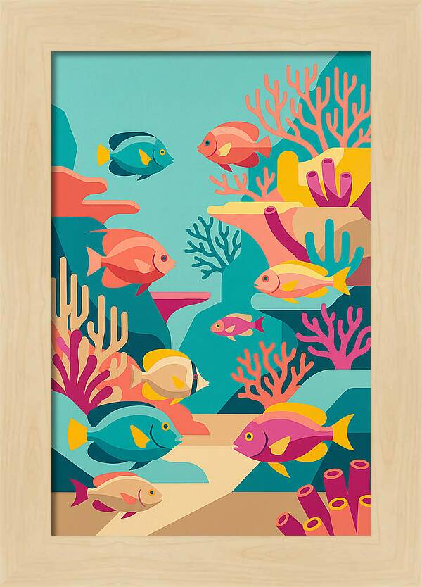 Colorful Reef Scene