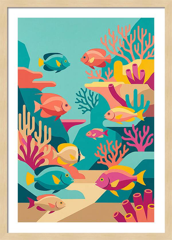 Colorful Reef Scene