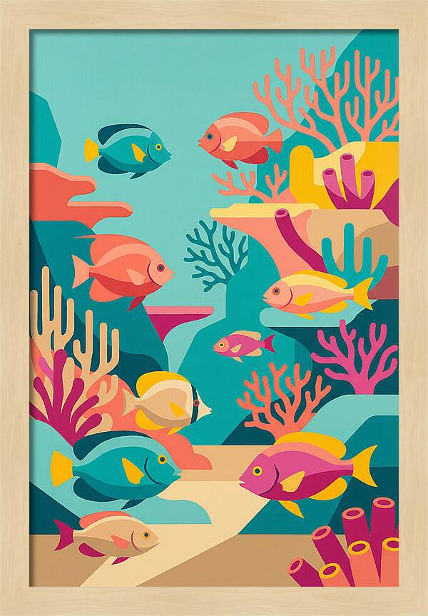 Colorful Reef Scene