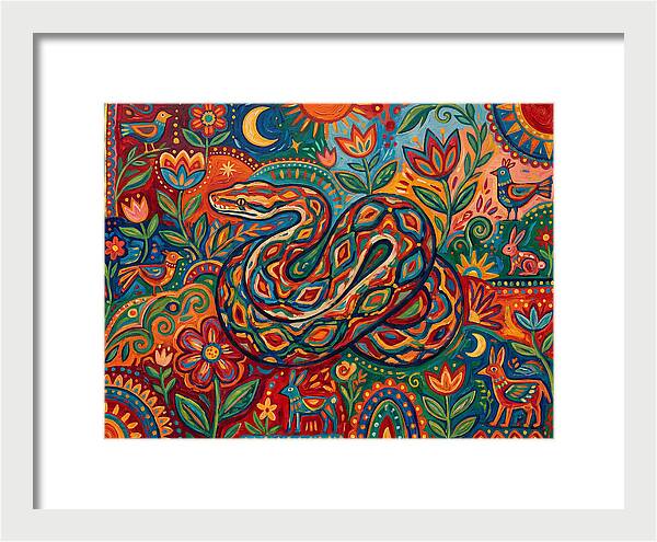 Colorful Reticulated Python