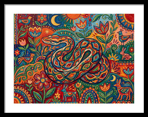 Colorful Reticulated Python