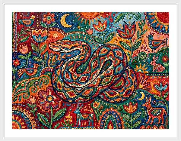 Colorful Reticulated Python