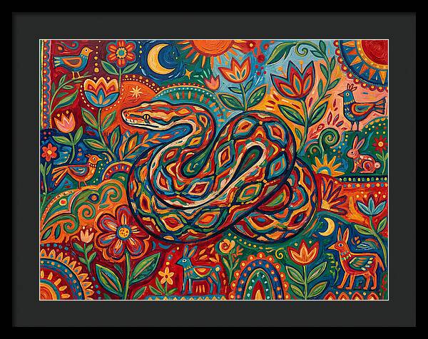Colorful Reticulated Python