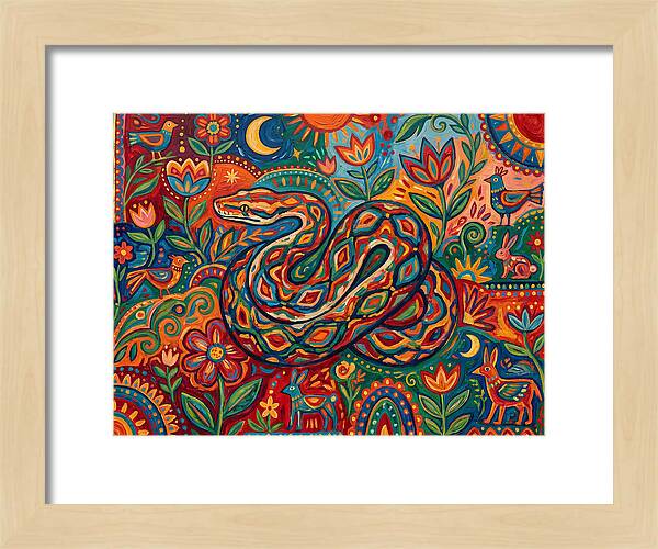 Colorful Reticulated Python