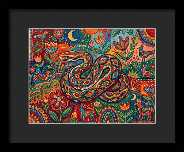 Colorful Reticulated Python