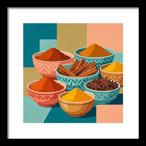 Colorful Spice Arrangement