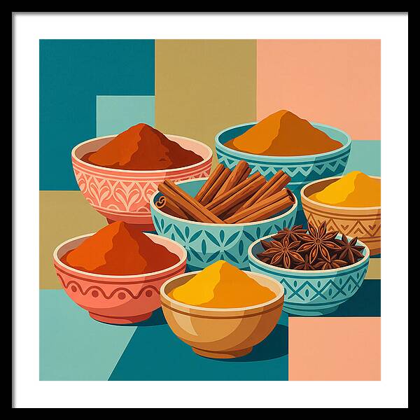 Colorful Spice Arrangement