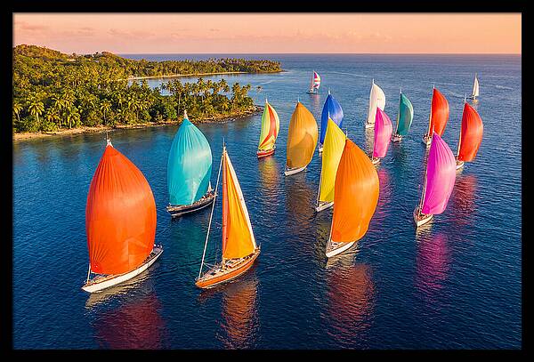Colorful Spinnaker Regatta