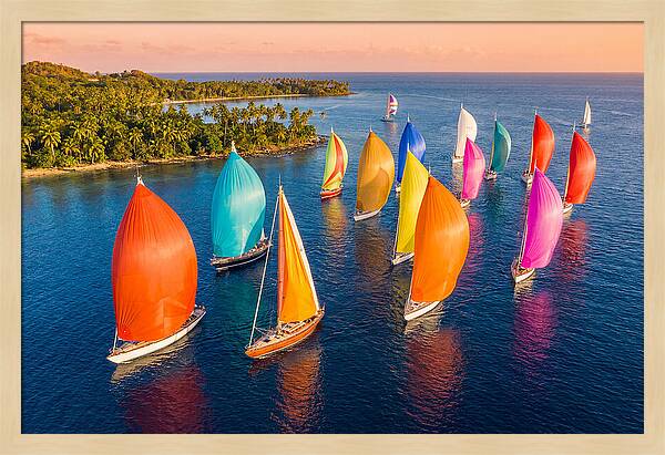 Colorful Spinnaker Regatta