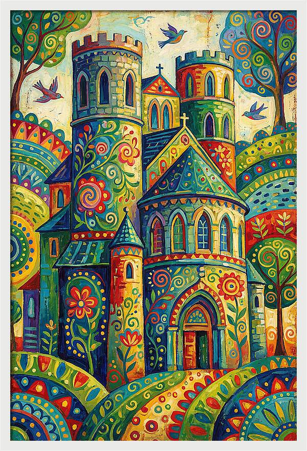 Colorful Stone Cathedral