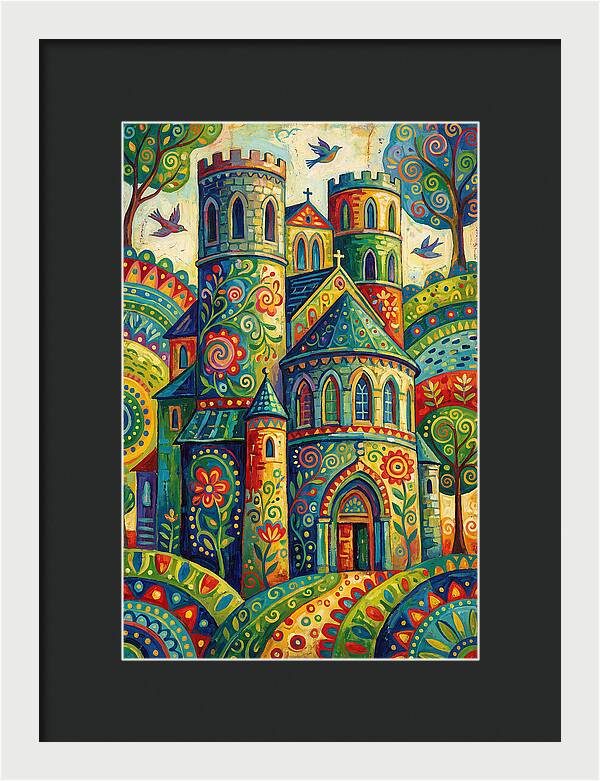 Colorful Stone Cathedral