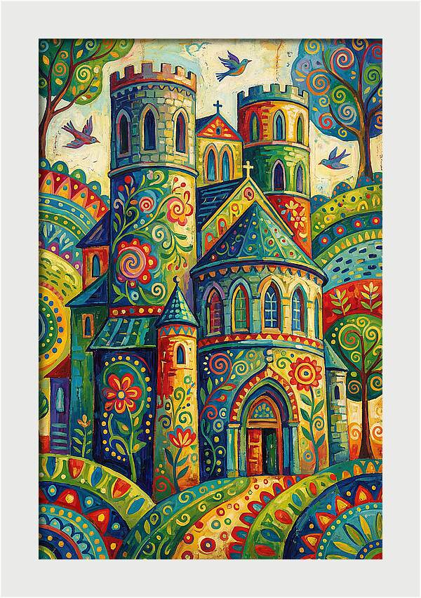 Colorful Stone Cathedral