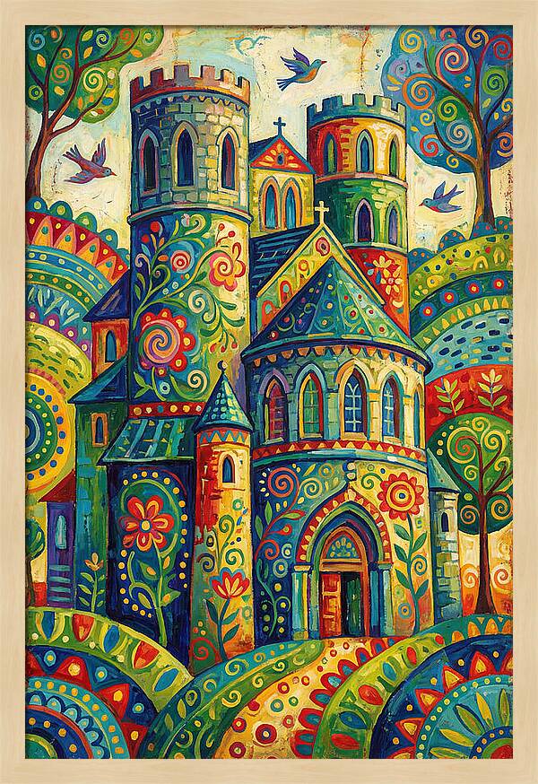 Colorful Stone Cathedral