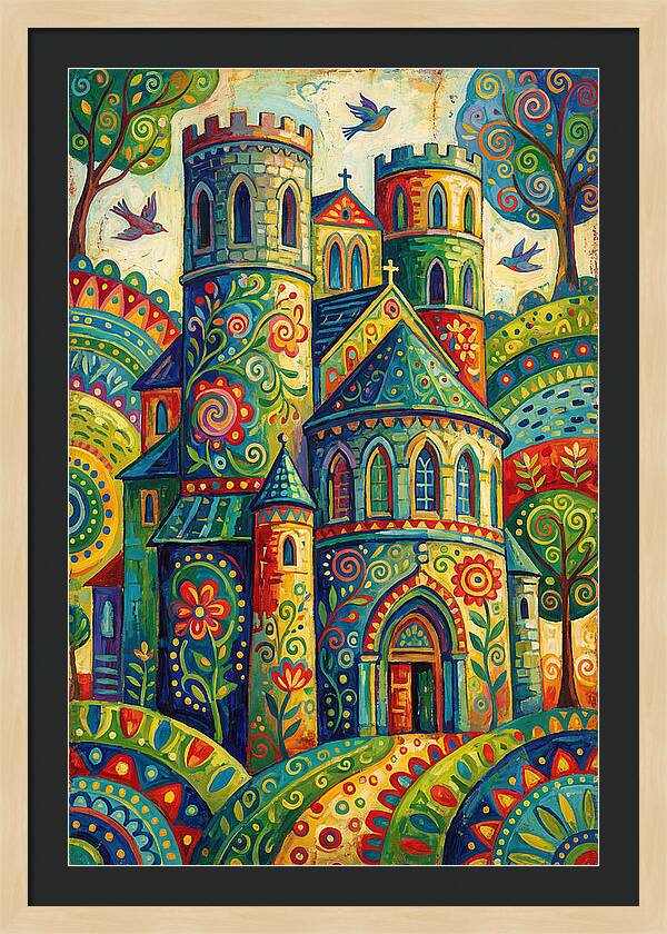 Colorful Stone Cathedral