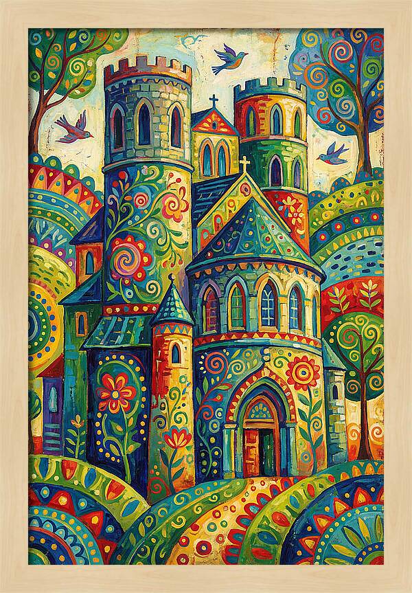 Colorful Stone Cathedral