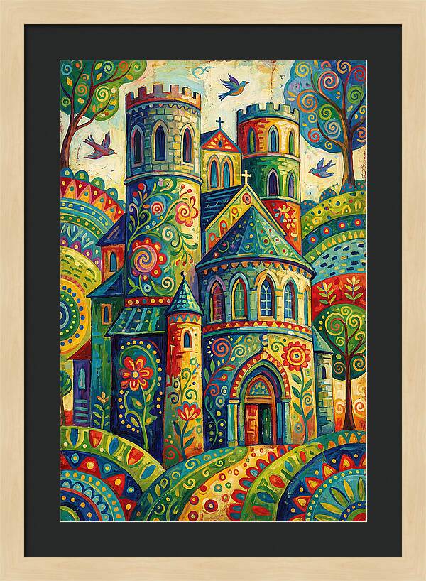 Colorful Stone Cathedral